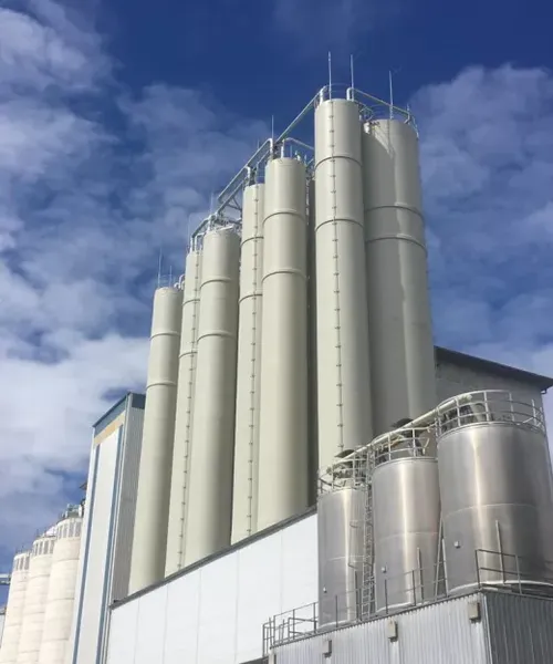 Flexibele meelproductie met 6 nieuwe Polem silo's
